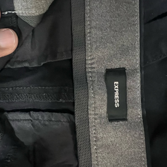 Express Other - Express Black Pants with Gray Waistband Detail